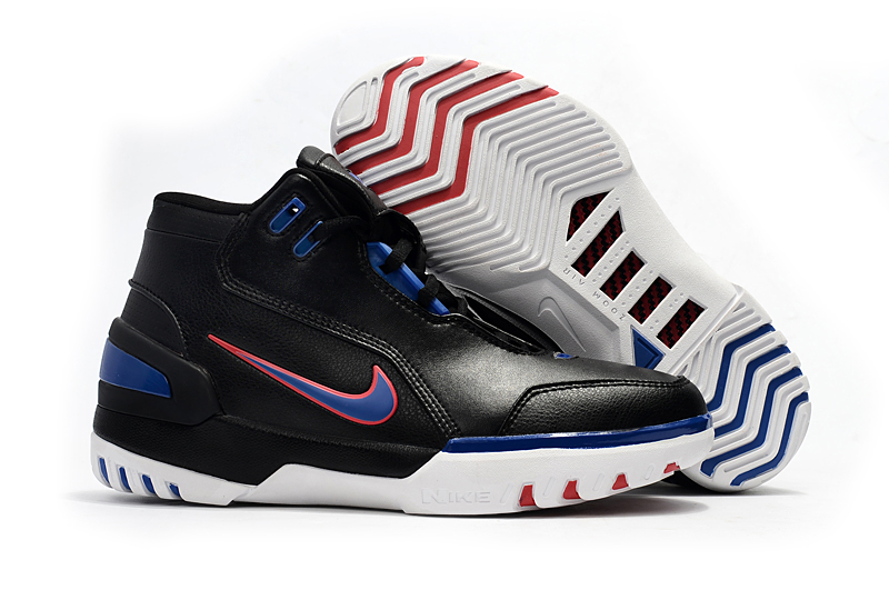 Nike Lebron 1 Retro Black Blue Red Shoes